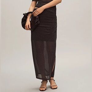 Maeve Mesh Maxi Skirt